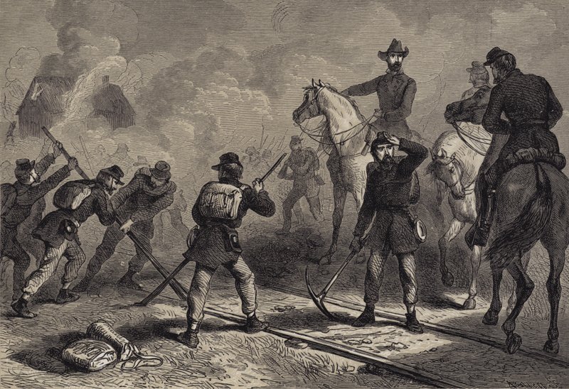 Sherman menete a tengerbe alkotó: after Felix Octavius Carr Darley