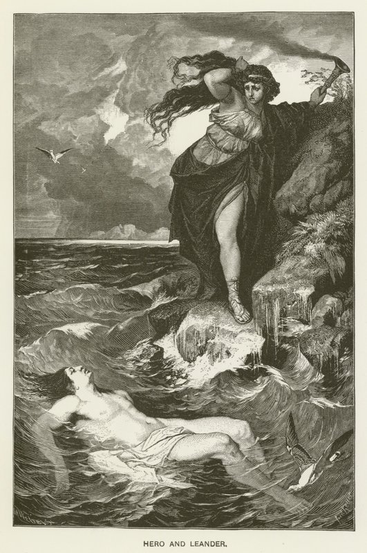 Hős és Leander alkotó: after Ferdinand Keller