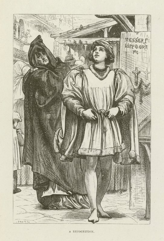 Illusztráció Romolához George Eliottól alkotó: after Frederic Leighton