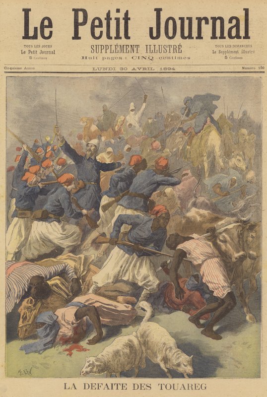 A tuaregek veresége alkotó: after Frederic Theodore Lix