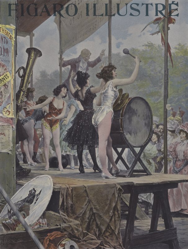 A paradé. A Le Figaro Illustre borítója, 1897. november alkotó: after Frederik Hendrik Kaemmerer