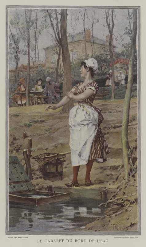 A vízparti kabaré alkotó: after Frederik Hendrik Kaemmerer