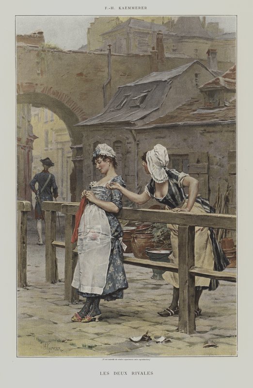 A két rivális alkotó: after Frederik Hendrik Kaemmerer