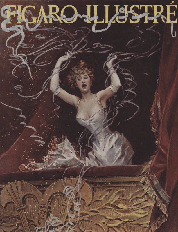 Streamers. A Le Figaro Illustre borítója, 1894. március alkotó: after Frederik Hendrik Kaemmerer