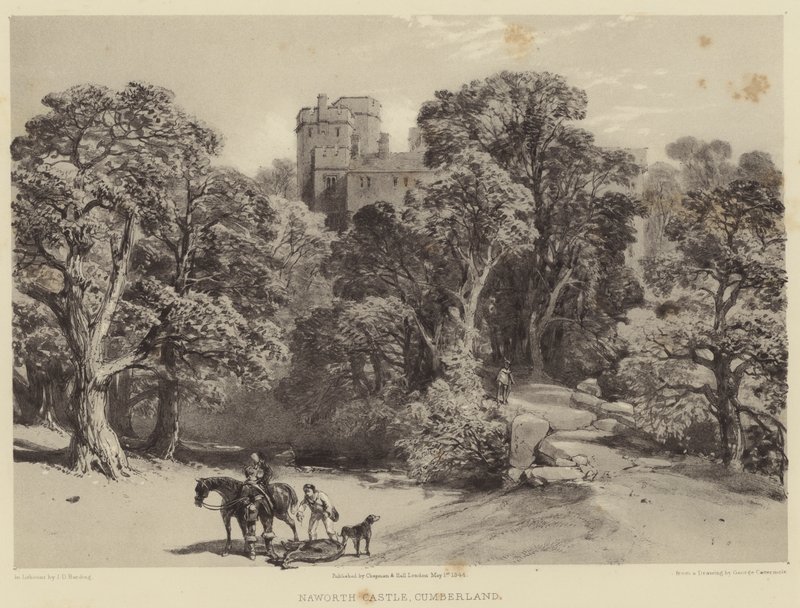 Naworth kastély, Cumberland alkotó: after George Cattermole
