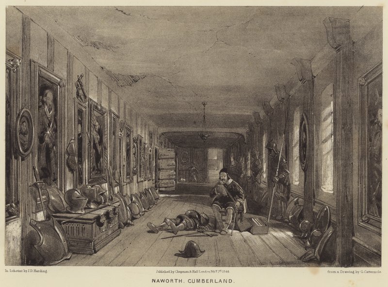 Naworth, Cumberland alkotó: after George Cattermole