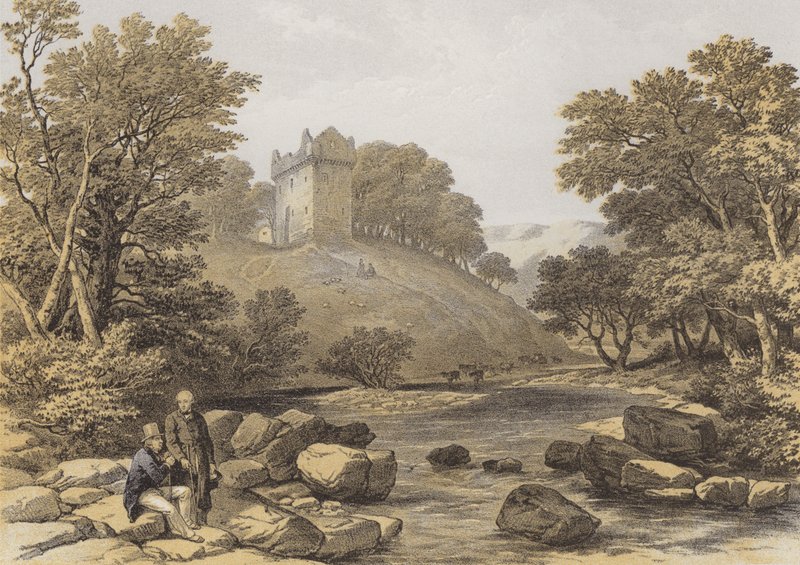 Newark kastély (chromolitho) alkotó: after George Cattermole