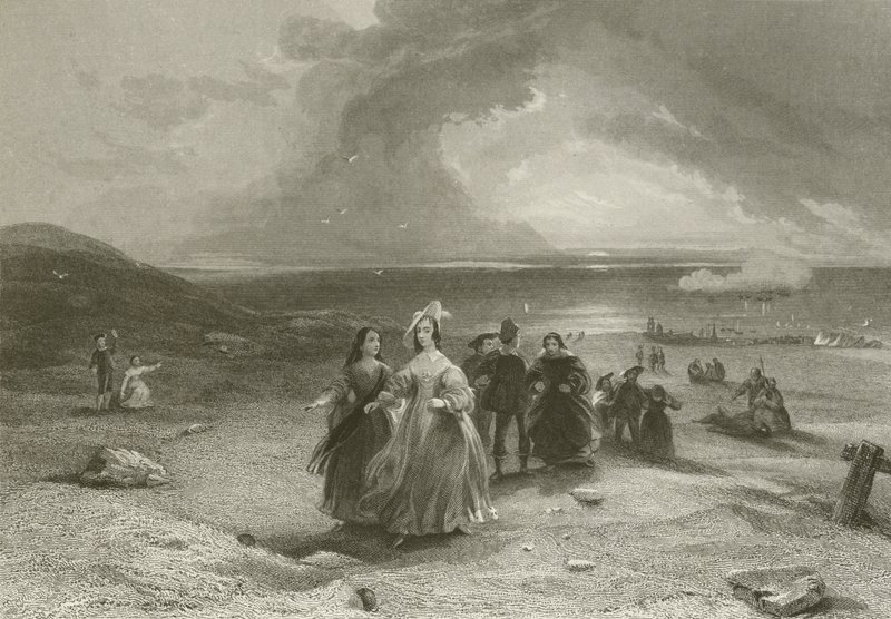 A királynő Burlingtonban alkotó: after George Cattermole