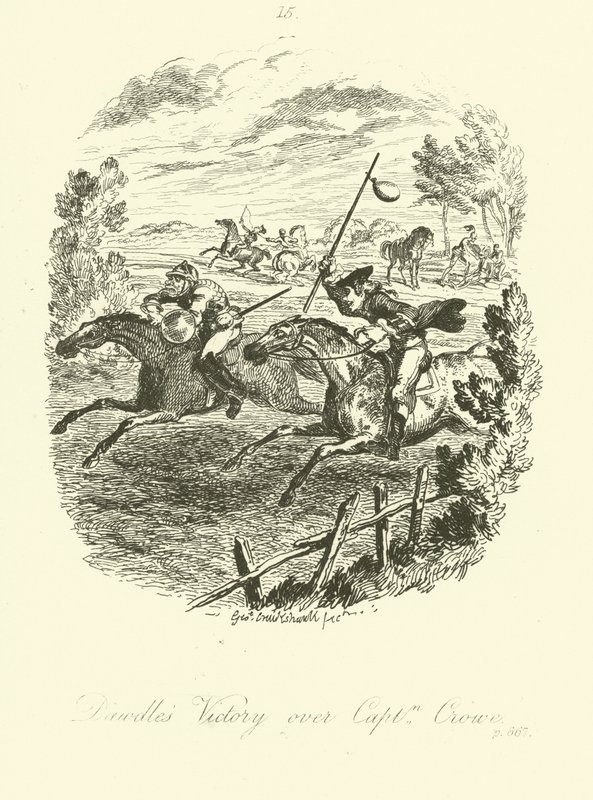 Illusztráció a Launcelot Greaveshez, Tobias Smollett alkotó: after George Cruikshank
