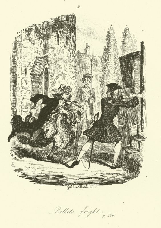 Illusztráció: Tobias Smollett Vándorsólyom páchoz alkotó: after George Cruikshank