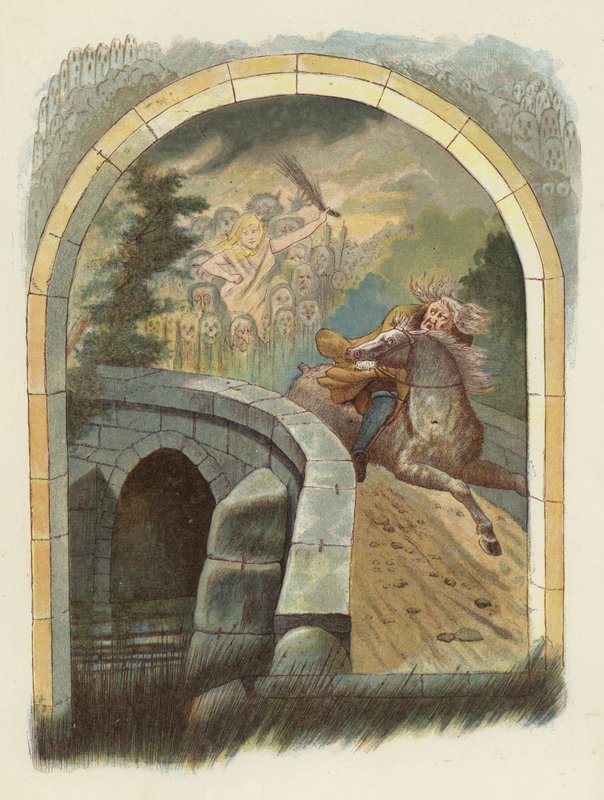 Illusztráció a Tam OShanterhez, Robert Burns alkotó: after George Cruikshank