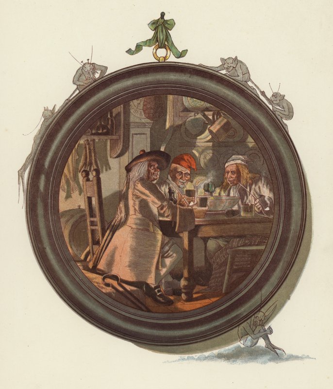 Illusztráció a Tam OShanterhez, Robert Burns alkotó: after George Cruikshank