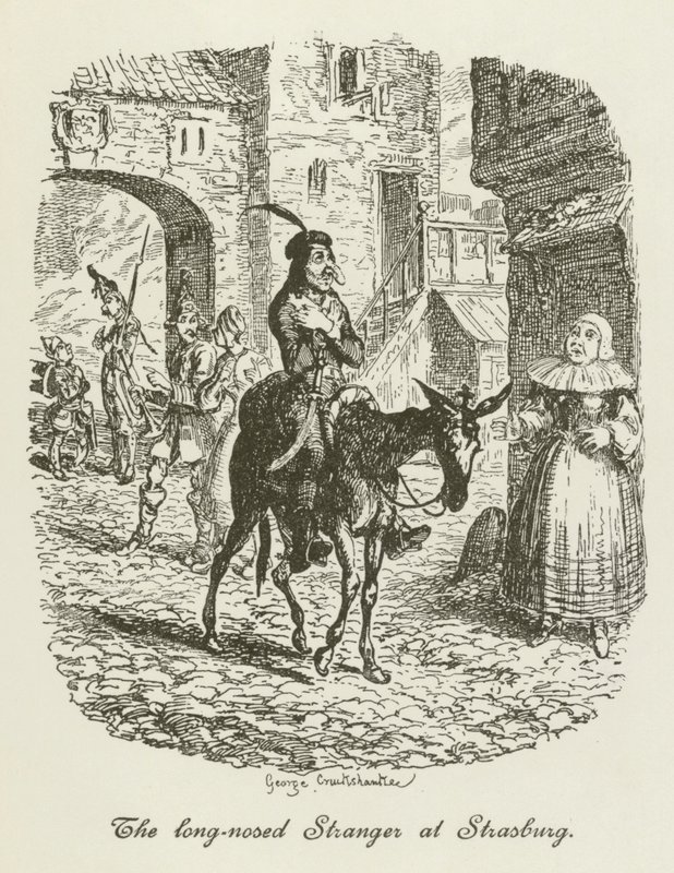 Illusztráció Tristram Shandy számára alkotó: after George Cruikshank