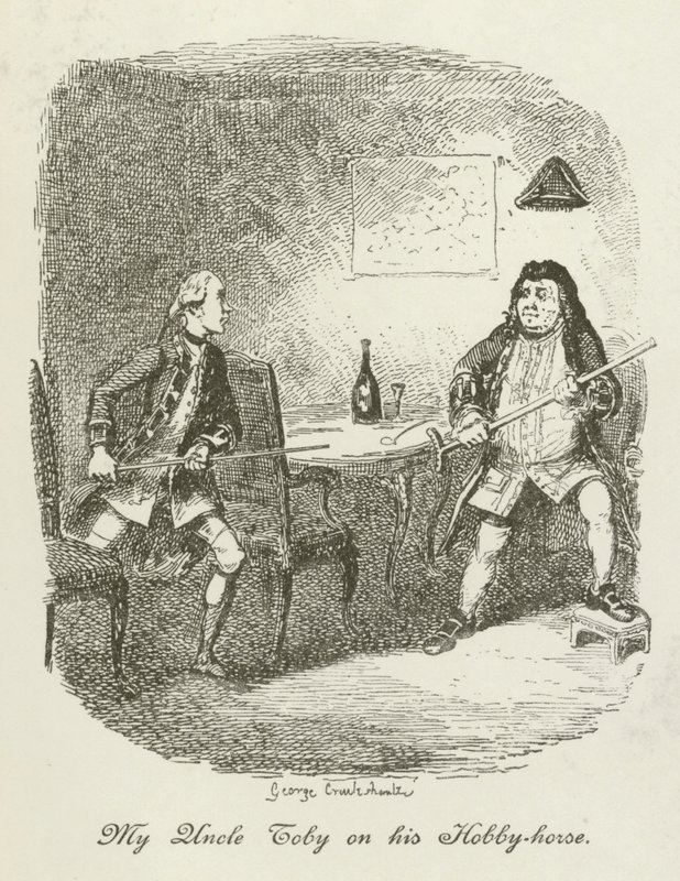 Illusztráció Tristram Shandy számára alkotó: after George Cruikshank
