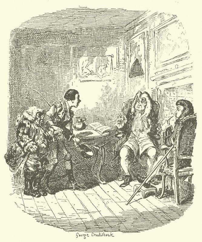 Illusztráció Tristram Shandy számára alkotó: after George Cruikshank
