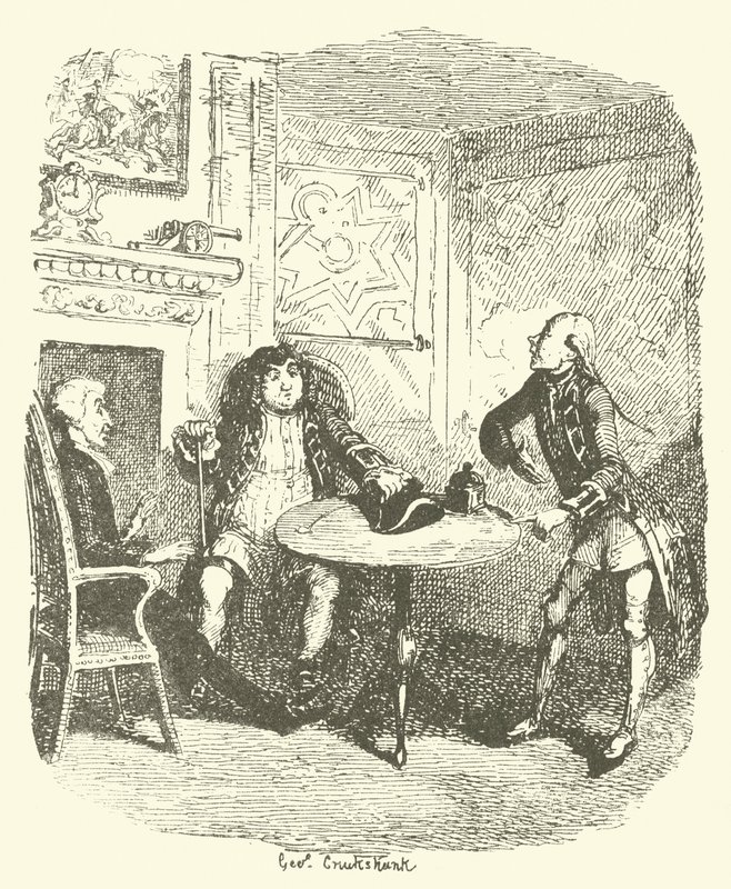 Illusztráció Tristram Shandy számára alkotó: after George Cruikshank