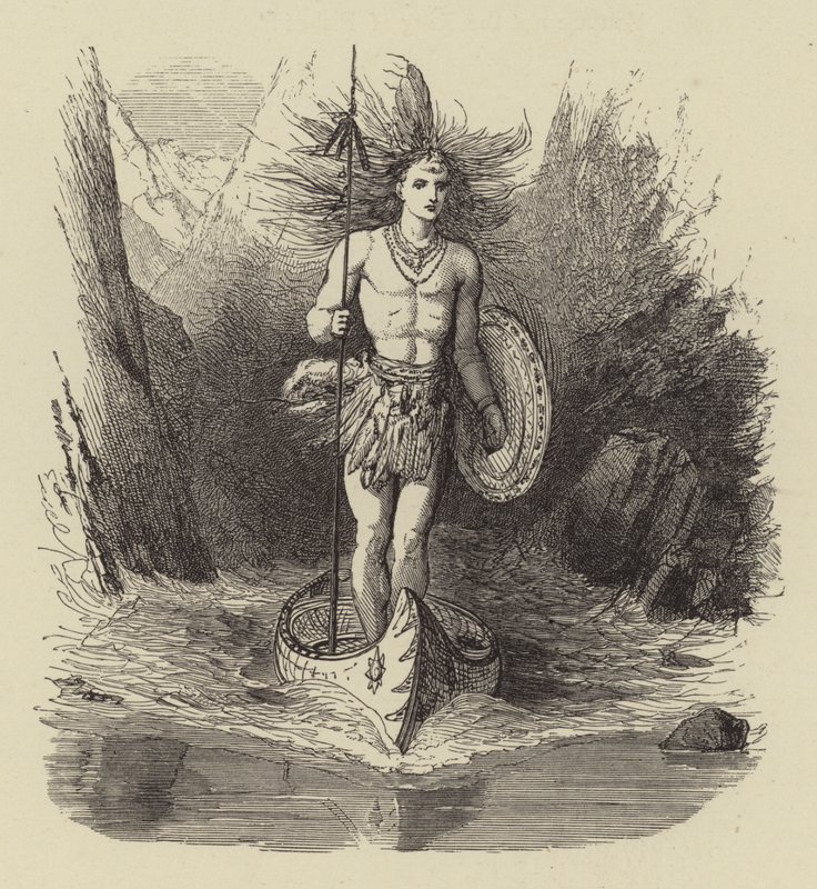 Longfellows Hiawatha alkotó: after George Housman Thomas