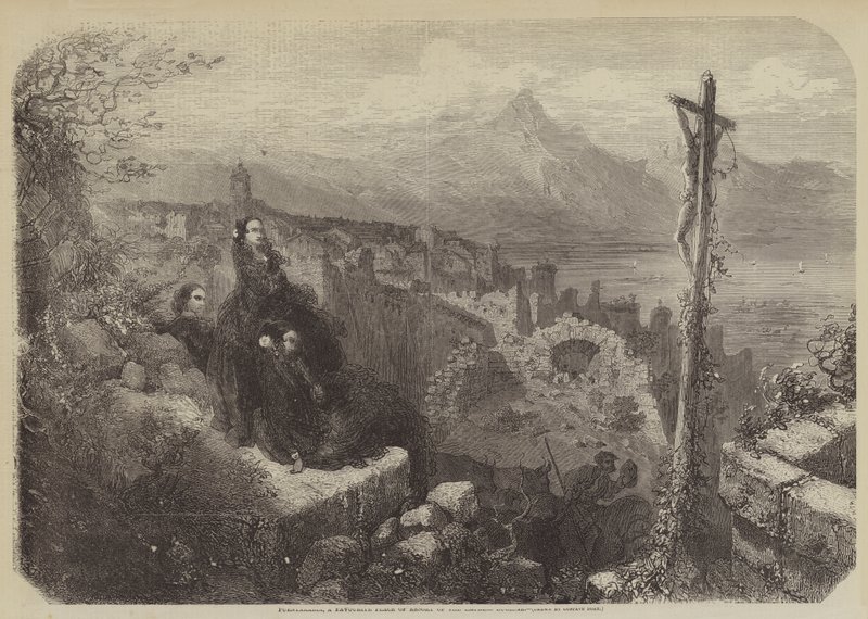 Fuentarabia, Eugenie császárné kedvenc üdülőhelye alkotó: Gustave after Dore