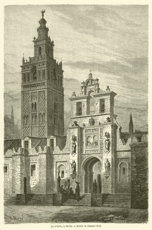 La Giralda, Sevilla alkotó: Gustave after Dore