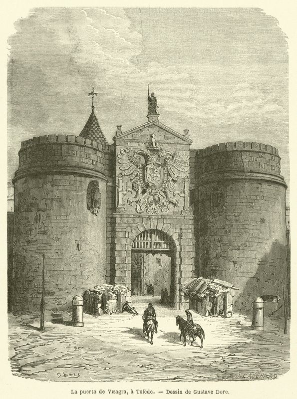A Bisagra kapu, Toledóban alkotó: Gustave after Dore