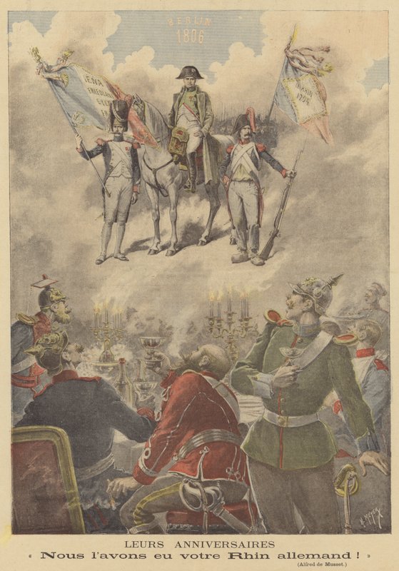 A francia-porosz háború 25. évfordulója alkotó: after Henri Meyer