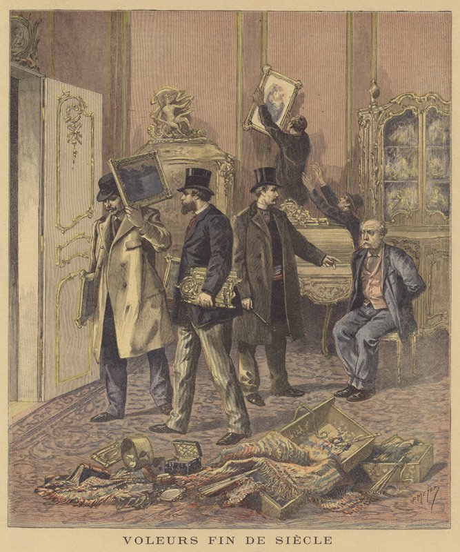 Merész rablás alkotó: after Henri Meyer