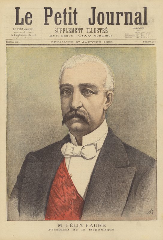 Felix Faure, a Francia Köztársaság elnöke alkotó: after Henri Meyer