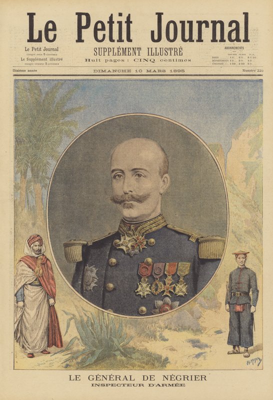 de Negrier tábornok, a francia hadsereg felügyelője alkotó: after Henri Meyer