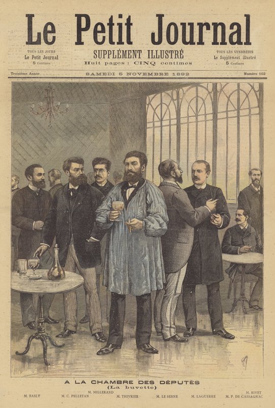 A képviselőház kamarájában alkotó: after Henri Meyer