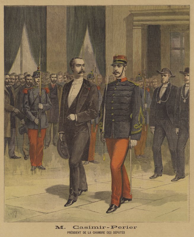 Jean Casimir-Perier, a francia képviselőház elnöke alkotó: after Henri Meyer