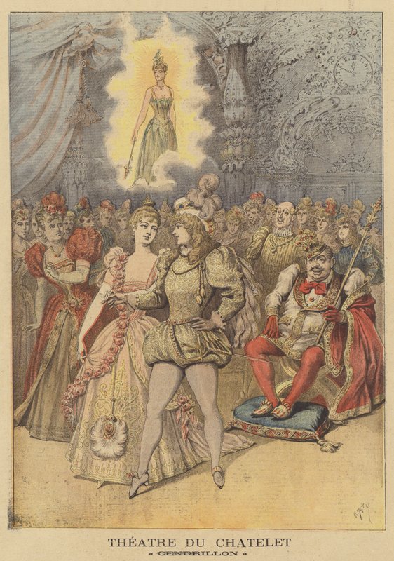 A Cendrillon produkciója a Theater du Chateletben alkotó: after Henri Meyer