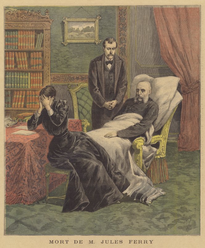 Jules Ferry halála alkotó: after Henri Meyer