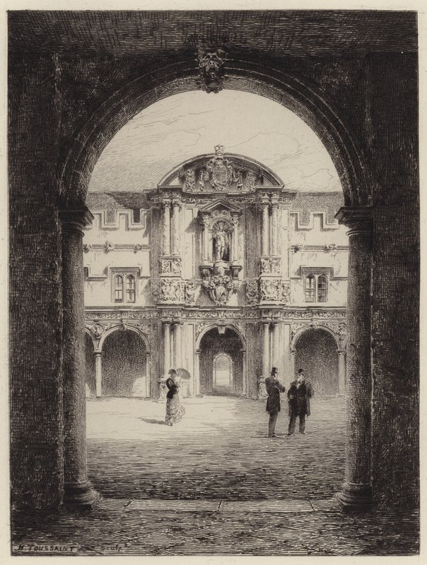 A St Johns College kapuja alkotó: after Henri Toussaint
