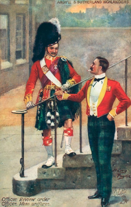 Argyll és Sutherland Highlanders alkotó: after Henry A. Payne