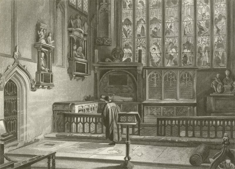 Shakespeare sírja, Stratford templom alkotó: Henry after Warren