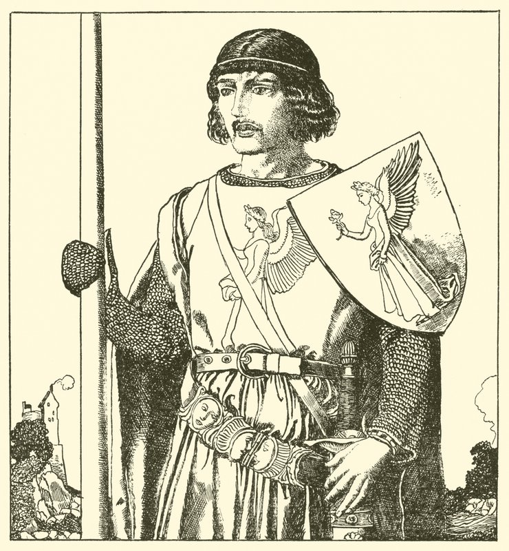 Sir Lamorack of Gales alkotó: after Howard Pyle
