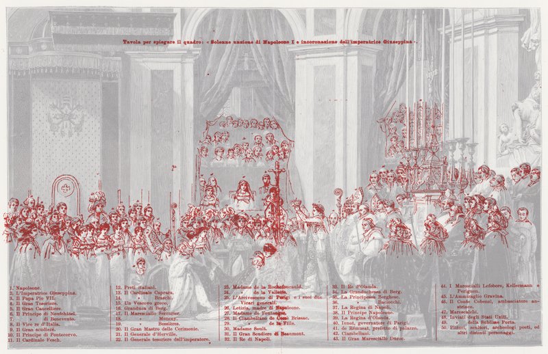 Napóleon francia császárrá koronázása a Notre Dame de Paris-ban, 1804 alkotó: after Jacques Louis David