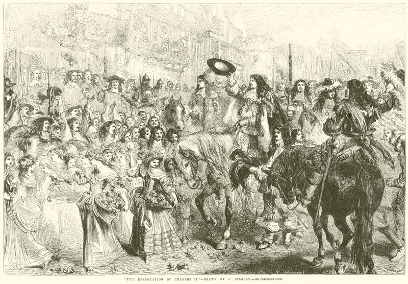 Károly restaurációja II alkotó: after John Gilbert