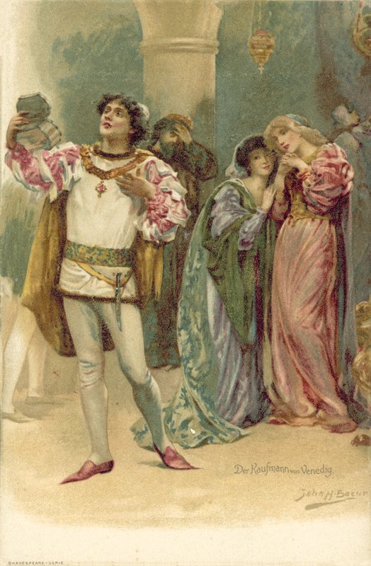 Illusztráció: A velencei kereskedő alkotó: after John Henry Frederick Bacon