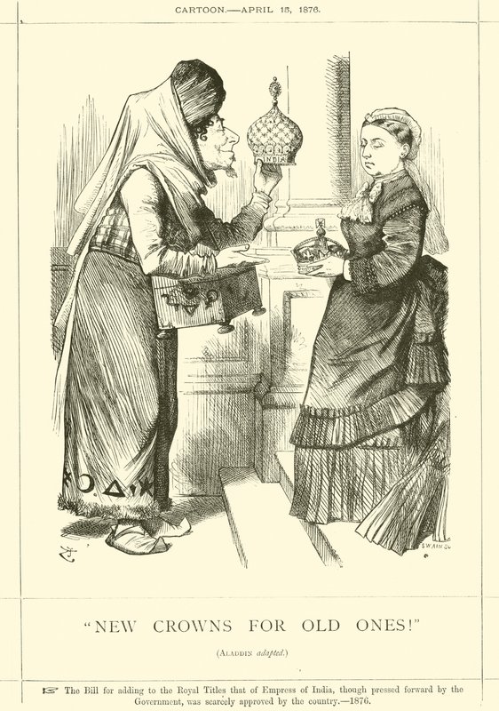 Új koronák a régieknek! alkotó: after John Tenniel