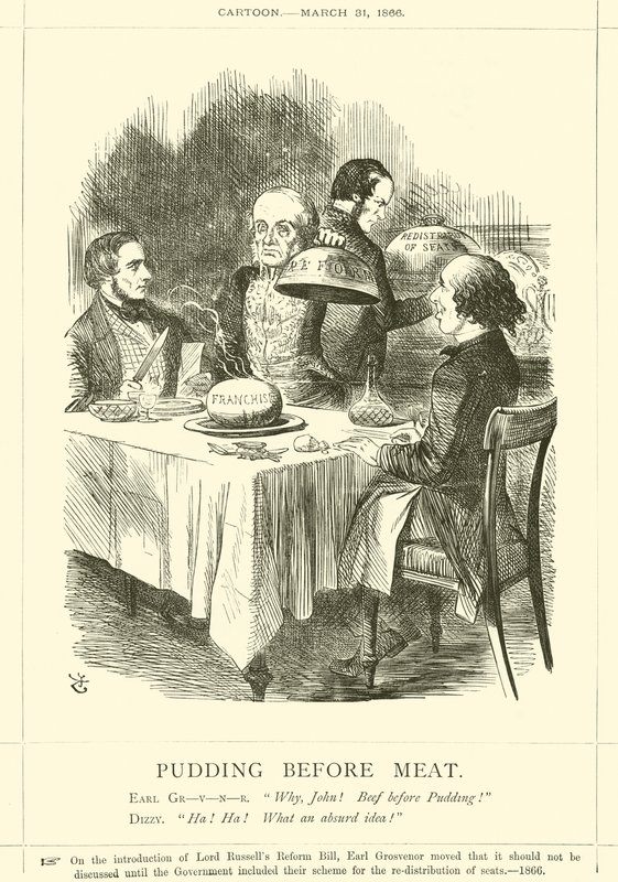 Puding hús előtt alkotó: after John Tenniel