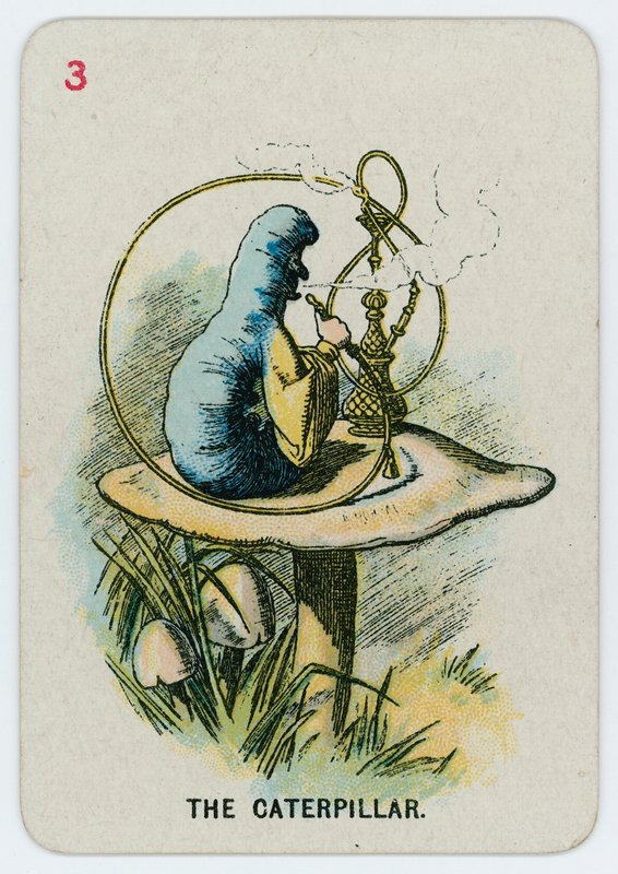 A hernyó alkotó: after John Tenniel