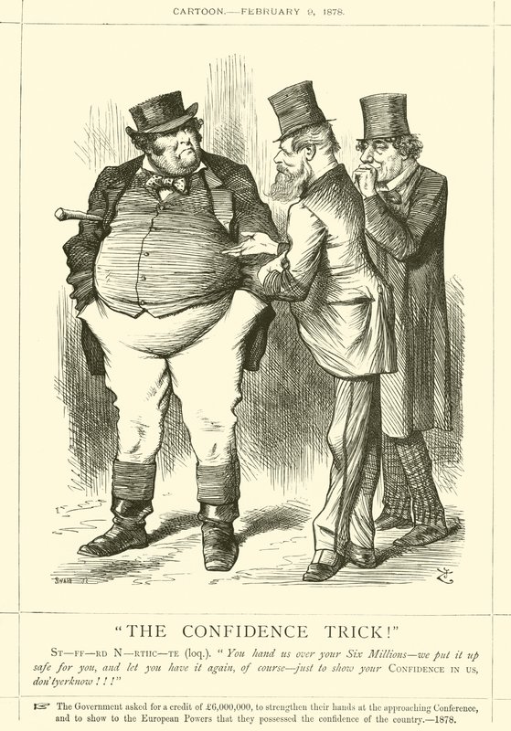Az önbizalom trükkje! alkotó: after John Tenniel