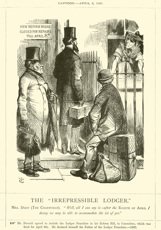 Az elfojthatatlan szállásadó alkotó: after John Tenniel