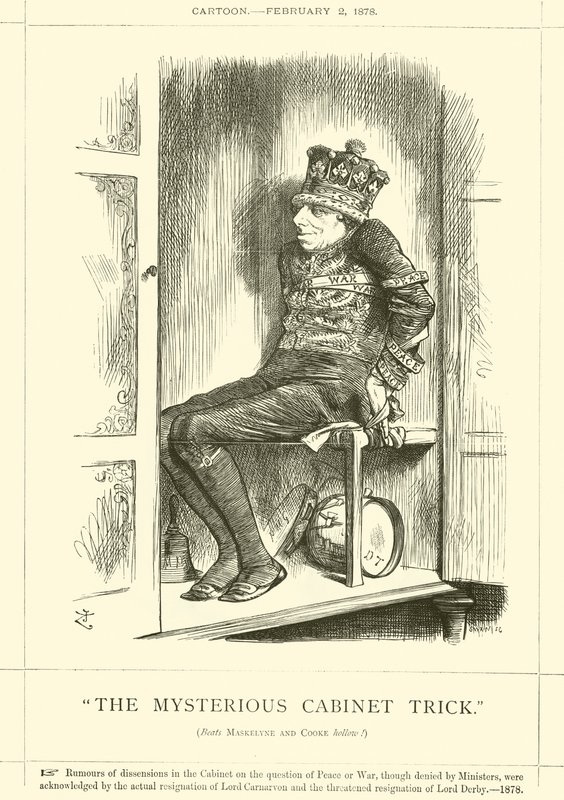 A titokzatos kabinettrükk alkotó: after John Tenniel