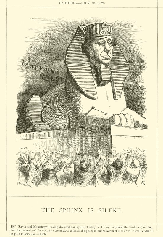 A Szfinx néma alkotó: after John Tenniel
