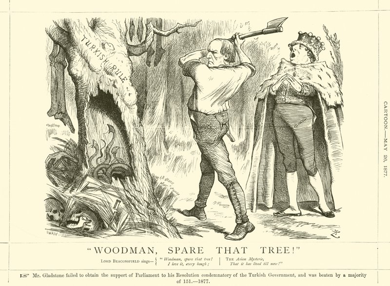 Woodman, kíméld meg azt a fát! alkotó: after John Tenniel