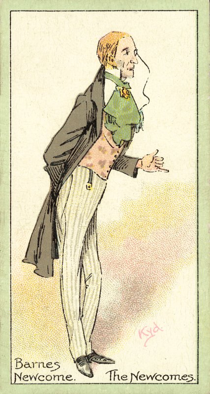 Barnes Newcome, Newcomes (chromolitho) alkotó: after Joseph Clayton Clarke
