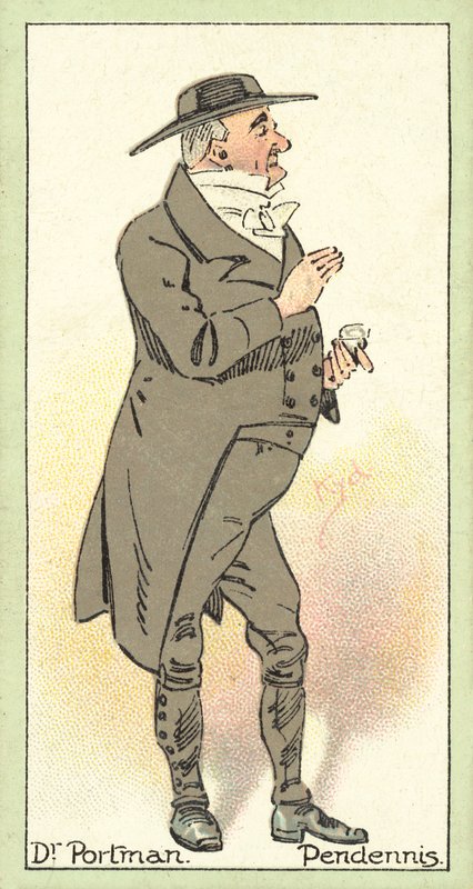 Dr. Portman, Pendennis (chromolitho) alkotó: after Joseph Clayton Clarke