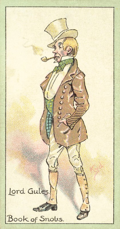 Lord Gules, Sznobok könyve (chromolitho) alkotó: after Joseph Clayton Clarke